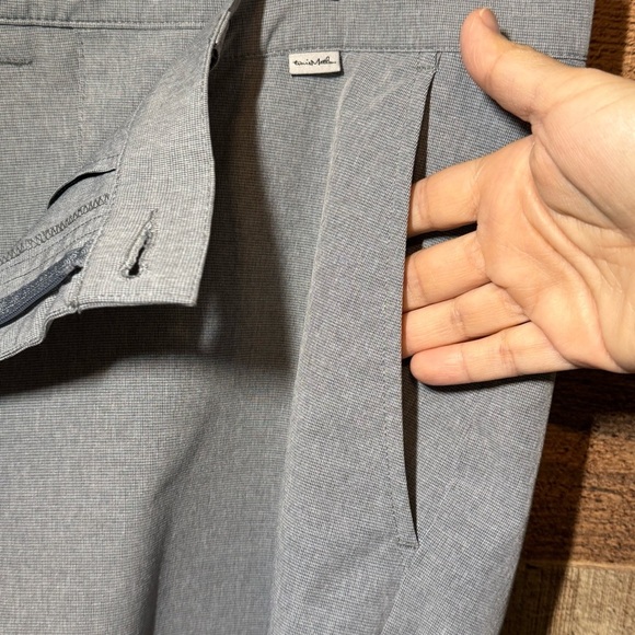 Travis Mathew Beck Shorts Golf Performance Size 38 Stretch Gray 10” Inseam - Picture 5 of 12